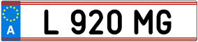 Truck License Plate